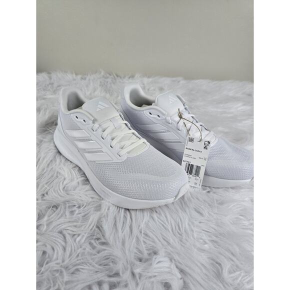 adidas Runfalcon 5 Athletic Running Shoes Men’s Size 11 White IH7757 New main image 8